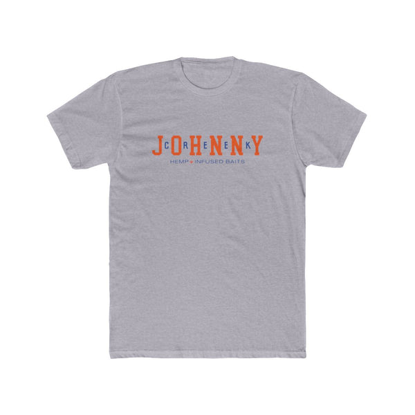 Johnny's Block Font Tee Heather Grey
