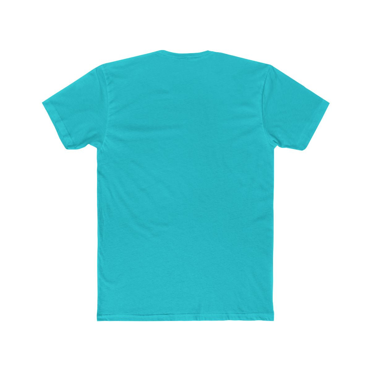 Johnny's Block Font Tee Solid Tahiti Blue