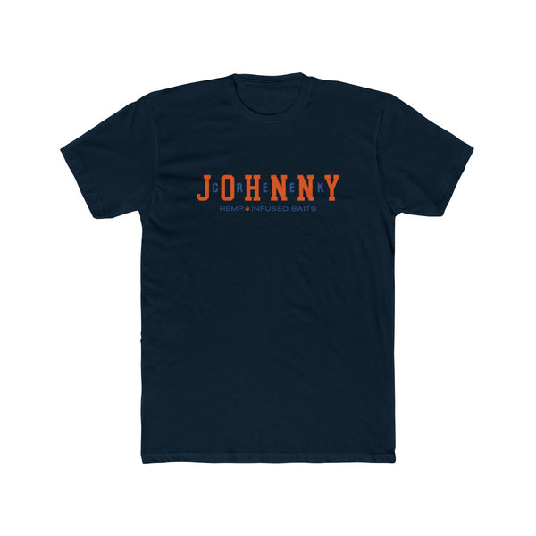 Johnny's Block Font Tee Solid Midnight Navy